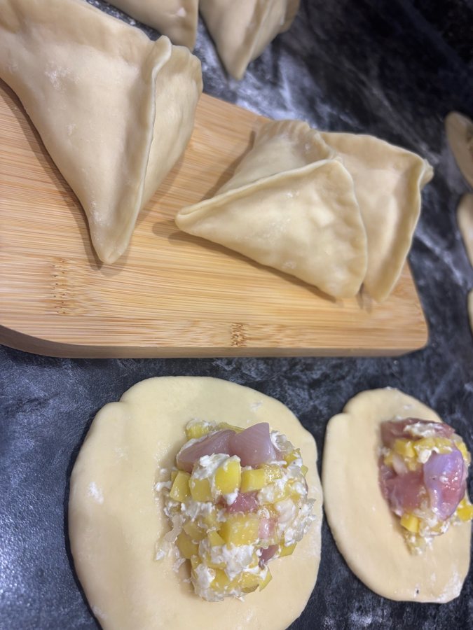 Треугольники с курицей